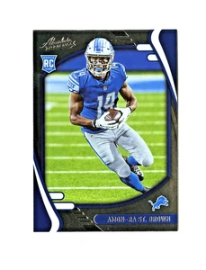 2021 Absolute Football Amon-Ra St. Brown RC! #131 Detroit Lions - Picture 1 of 2