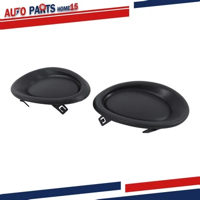 Front Fog Light Lamp Covers Bezels Black For Nissan Rogue Sport 2017-2019 Pair - Изображение 1 из 4