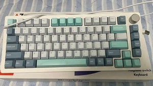 DrunkDeer A75   Mechanical Keyboard Keycapless Model with Keycaps Used - Picture 1 of 2