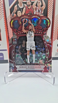 2024-25 Panini Crown Royale Euroleague Sergio Rodriguez Crystal Red /49 #20 - Image 1 of 2