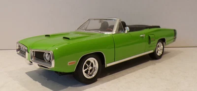 ERTL 1970 DODGE CORONET R/T GREEN VERY NEAR MINT UNBOXED 1:18 - Imagem 1 de 4