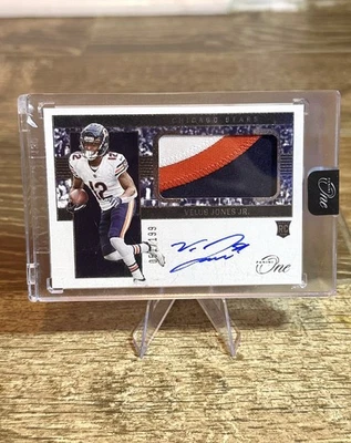 VELUS JONES JR. 2022 Panini One Rookie Patch Autograph 143/199 - Image 1 of 2