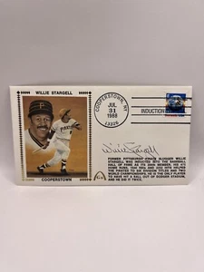 Willie Stargell Signed 1988 First Day Cover FDC Envelope Cachet Beckett L1 - Picture 1 of 3