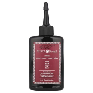 Surya Brasil, Henna Cream, Hair Color and Conditioner, Black, 2.37 fl oz (70 ml) - Picture 1 of 3