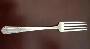 VINTAGE Sterling State House INAUGURAL DINNER FORK 7 1/4" No Monogram - Picture 1 of 6