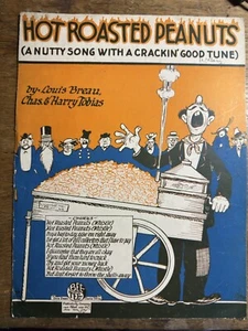 F 1923 Canción Novedad HOT ROASTED PEANUTS de Harry Tobias - Imagen 1 de 3