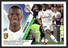VINICIUS #14A REAL MADRID 2019-20 STICKER PANINI LA LIGA ESTE SANTANDER