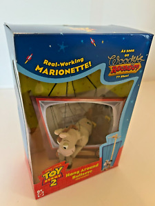 DISNEY TOY STORY 2 WOODY'S ROUNDUP Hang Around Bullseye Marionette Toy (NIB)