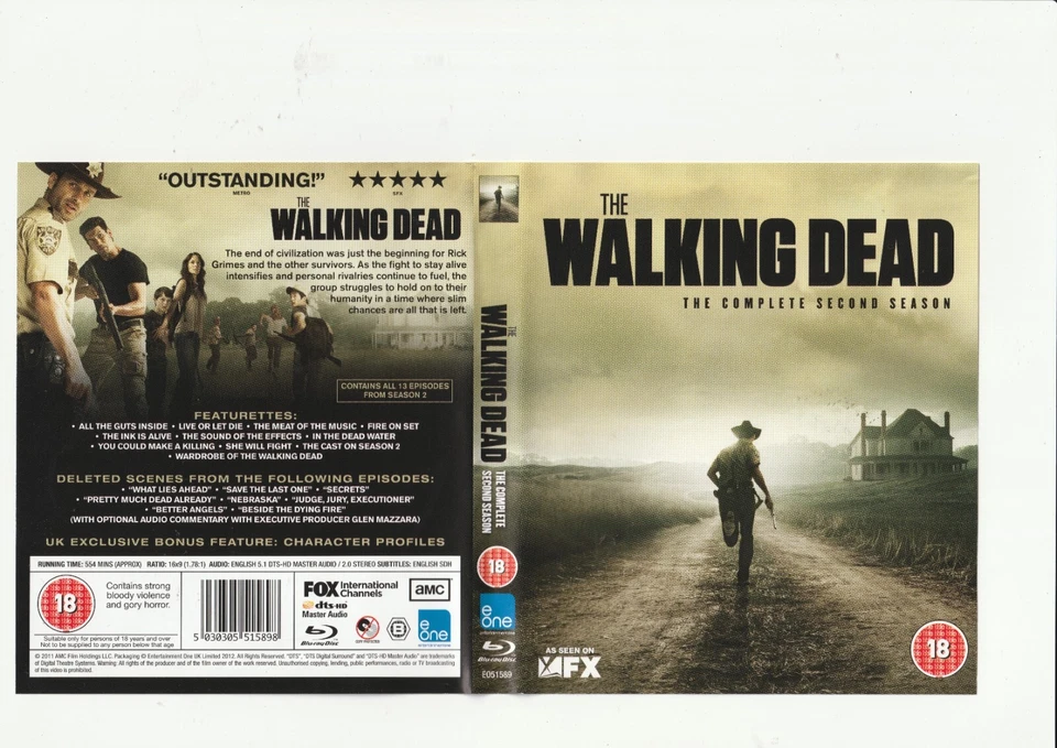 Walking dead  season 2 ( Blu ray 2025) (We combine shipping ) - Image 1 of 1