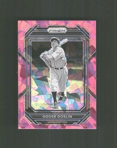 Goose Goslin 2023 Panini Prizm Pink Cracked Ice No.189 Washington Senators - Picture 1 of 2