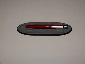 DIPLOMAT VINTAGE RED BALLPOINT PEN NEW CONDITION BLUE INK - Picture 1 of 5