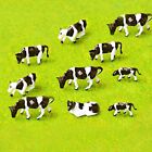 Painted Cows for HO Scale Railway Set of 30 Animal Miniatures for Layouts