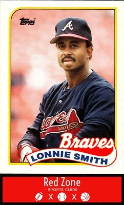 1989 Topps Traded - #114T Lonnie Smith NM Set Break. - Image 1 of 2