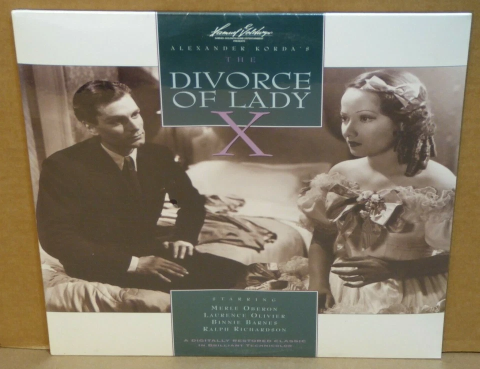 Divorce of Lady X Laser Disc NEW SEALED Laurence Olivier Merle Oberon Foto 1 de 1