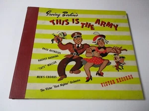 This Is The Army Irving Berlin's Vintage 10" Vinyl 78 RPM 3 Records ONLY Victor - Picture 1 of 11