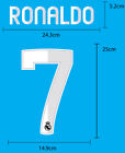 Real Madrid CF Away 2012-13 SOCCER FOOTBALL NAME NUMBER PU PRINT