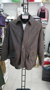 GIACCA Uomo Man Marrone Pelle  VINTAGE tg 50  MON1624LZ - Imagen 1 de 7