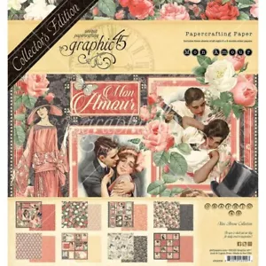 Graphic 45 MON AMOUR Collector's Edition Paper Pack 8x8" #4502538 - Picture 1 of 1