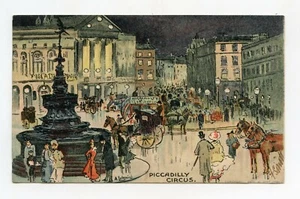 Illustrator Anthony Ludovici. Piccadilly Circus London - Picture 1 of 2