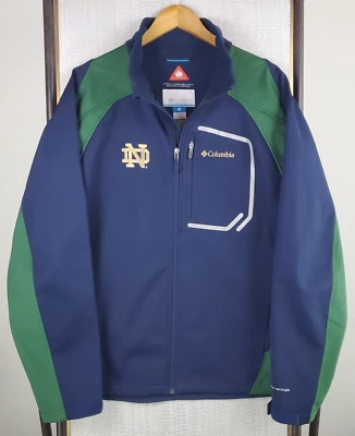 COLUMBIA x NOTRE DAME Size XL Omni-Heat Omni-Wind Softshell Jacket Windproof Men - Image 1 of 4
