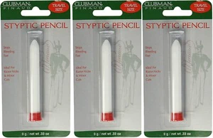 Clubman Pinaud Styptic Pencil Travel Size .33 oz Pack of 3 - Picture 1 of 3