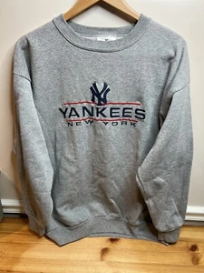 Vintage NY New York Yankees MLBP 2000 Logo Sweatshirt Sweater XL Extra Large - Picture 1 of 9