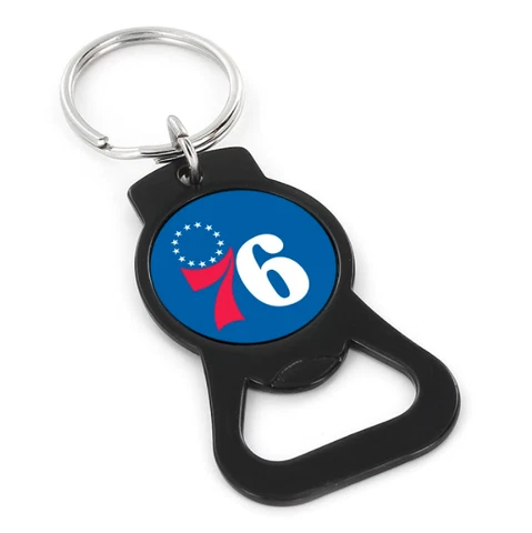 PHILADELPHIA 76ERS - BOTTLE OPENER KEYCHAIN - BRAND NEW - NBA-BK-702-06-BK Cover