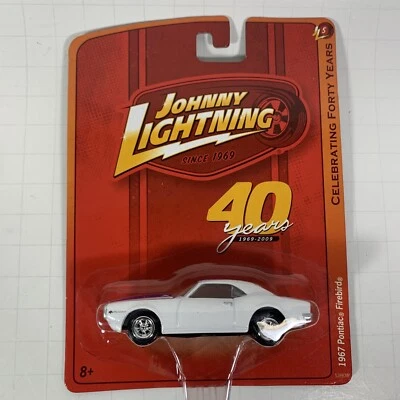 Johnny Lightning 40 Years 1967 Pontiac Firebird White - Image 1 of 4