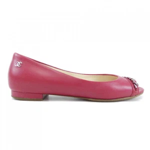 Chanel Größe 36,5 Damen Leder Ballerinas in Rot - Bild 1 von 6