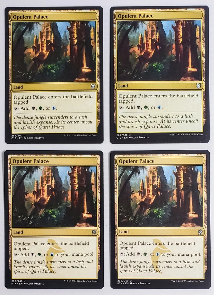 X 4 Magic the Gathering Opulent Palace Various Sets LP Mtg - Image 1 of 1