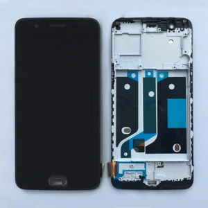 Pantalla LCD + Pantalla Táctil con Conjunto de Marco PROBADO para Oneplus 5 1+5 A5000 Negro - Imagen 1 de 3