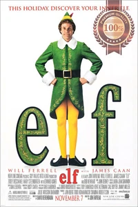 ELF 2003 WILL FERRELL ORIGINAL OFFICIAL CINEMA MOVIE FILM PRINT PREMIUM POSTER - Foto 1 di 6