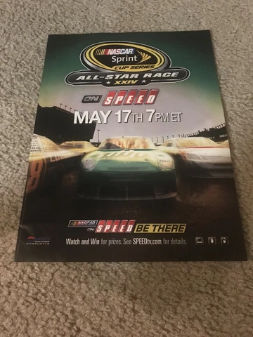 2008 NASCAR SPRINT ALL-STAR RACE XXIV 16 CHARLOTTE SPEEDWAY Poster Print Ad Cover