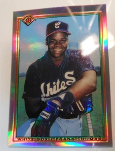 1998 Frank Thomas Bowman Chrome Refractor Reprint 20 of 50 of card 320 - Picture 1 of 7