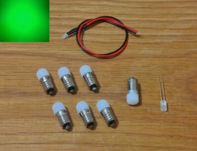 Sansui Tu-555 Repuesto Lámparas LED Delanteras Bombillas Kit Actualización VERDE Foto 1 de 3