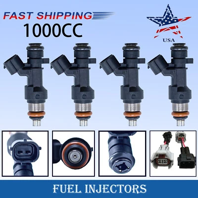 4x 1000CC FUEL INJECTOR FIT 2002-2011 HONDA ACURA RSX K20A K24A 06-09 S2000  Foto 1 de 4