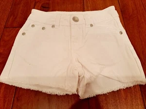 Justice White Jean Shorts Size 6R NWOT Cutoffs - Picture 1 of 3