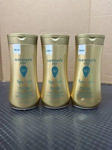 3x Summer's Eve Cleansing Wash SPA Renewing w/ Essential Oils 12oz gold - Picture 1 of 2