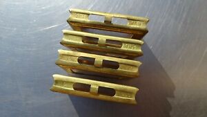 CARCANO CLIPPS for 6x 6.5 x52 *4x orig. ITALIAN  made in BRASS * very nice cond 