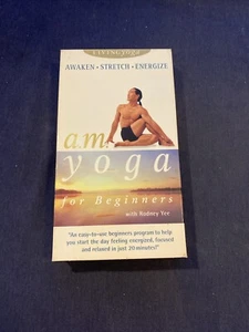 Awaken • Stretch • Energize, A.M Yoga For Beginners With Rodney Yee (VHS, 1998) - Picture 1 of 3