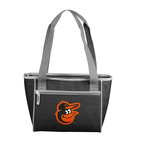 Baltimore Orioles Crosshatch Cooler Zipper Insulated Lunch Bag Box Tote MLB Cover