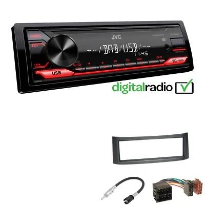 JVC KD-X182DB MP3 DAB+ USB 1-DIN Autoradio für Smart Roadster 2003-2005 - Bild 1 von 4