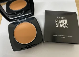 Avon Power Stay Cream to Powder Foundation Compact - SPF20 - Choose Your Shade - Picture 1 of 39