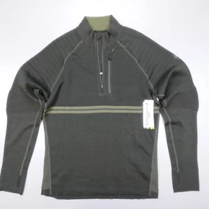 Smartwool Intraknit 1/4 Zip Tech Shirt North Woods Wind Resistant DWR Men Size S - Picture 1 of 8