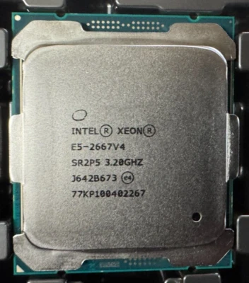 Lot of (3) Intel Xeon E5-2667 V4 SR2P5 (3.2GHZ/8-CORE/25MB/135W) PROCESSOR CPU - Image 1 of 2