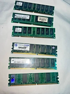 Small Bundle of rams x PC133-PC200 DDR1-&-DDR2 Memory Modules - Picture 1 of 5