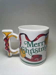 Vintage 1989 The Love Mug Christmas Merry Christmas Holiday Coffee Mug 8oz - Picture 1 of 5