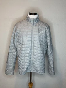 Chaqueta acolchada ecológica The North Face Thermoball cremallera completa gris para hombre talla L - Imagen 1 de 8