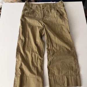 Pantaloni alla caviglia Sundance kaki gamba larga taglia 14 - Foto 1 di 7