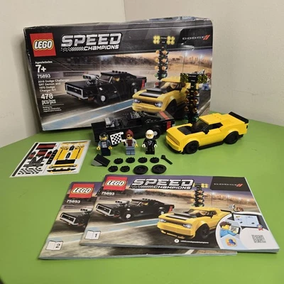 LEGO Speed Champions: 2018 Dodge Challenger and 1970 Dodge Charger (75893) 100% - Image 1 of 4